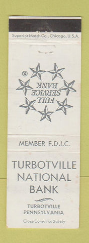 Matchbook Cover - Turbotville National Bank PA