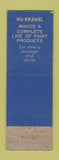 Matchbook Cover - Nu Enamel Paints Harrisburg PA WEAR