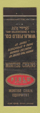 Matchbook Cover - Field Mortise Chains Boston MA