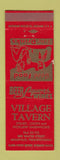 Matchbook Cover - Village Tavern Meadville PA