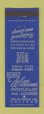 Matchbook Cover - Williams Restaurant Lounge Chicago IL