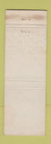Matchbook Cover - Imhof's Grille Philadelphia PA WEAR