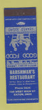 Matchbook Cover - Harshman's Restaurant Eaton OH