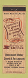 Matchbook Cover - Rosemont Motor Court Restaurant Allentown PA