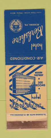 Matchbook Cover - Hotel Berkshire Reading PA WEAR