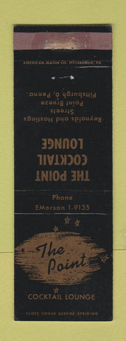 Matchbook Cover - The Point Cocktail Lounge Pittsburgh PA WEAR