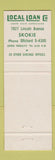 Matchbook Cover - Local Loans Skokie IL