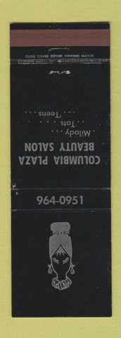Matchbook Cover - Columbia Plaza Beauty Salon WEAR