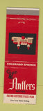 Matchbook Cover - Antlers Hotel Colorado Springs