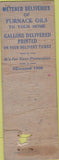 Matchbook Cover - Liberty Bell Oil CO POOR