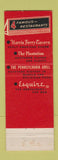 Matchbook Cover - Penn Harris Hotel Harrisburg PA