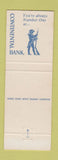 Matchbook Cover - Continental Bank Norristown PA