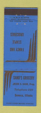 Matchbook Cover - Sand's Grocery Seneca IL