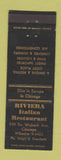 Matchbook Cover - Riviera Italian Restaurant Chicago IL WEAR