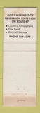 Matchbook Cover - Country Squire Inn Newbury OH