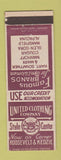 Matchbook Cover - United Clothing Company Chicago IL ARROW