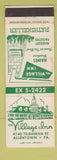 Matchbook Cover - The Village Inn Allentown PA WEAR