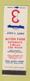 Matchbook Cover - Alton Car Wash Allentown PA