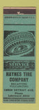 Matchbook Cover - Haynes Tire Company