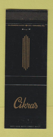 Matchbook Cover - Cikra's Cleveland OH