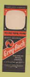 Matchbook Cover - Grey Rock Brake Linings