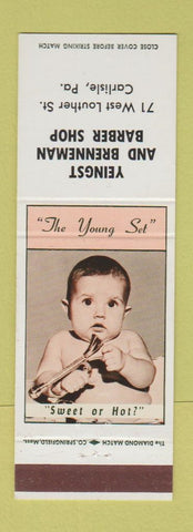 Matchbook Cover - Yeingst and Brenneman Barber Shop Carlisle PA