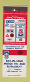Matchbook Cover - Bird in Hand Motor Inn Restaurant Bird in Hand PA