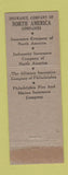 Matchbook Cover - EJ Stevens Insurance Philadelphia PA
