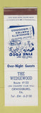 Matchbook Cover - The Wedgewood Restaurant Orwigsburg PA