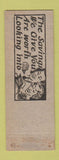 Matchbook Cover - Dissinger's Store Campbelltown PA