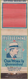 Matchbook Cover - Hat Cleaners  BLANK POOR