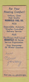 Matchbook Cover - Morhrfeld Fuel Collingwood  NJ
