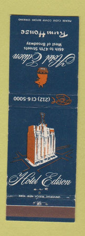 Matchbook Cover - Hotel Edison New York City Rum House