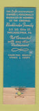 Matchbook Cover - Bookbinders Restaurant Philadelphia PA feature WEAR
