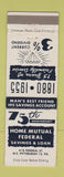 Matchbook Cover - Home Mutual Federal Savings Pittsburgh PA WEAR