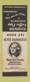 Matchbook Cover - Hotel Washington Bedford PA George