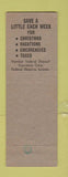 Matchbook Cover - Watsontown National Bank PA