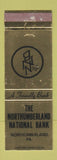 Matchbook Cover - Northumberland National Bank PA WEAR