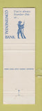 Matchbook Cover - Continental Bank Norristown PA