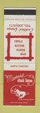 Matchbook Cover - Maverick Steak House Harrisburg PA