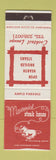 Matchbook Cover - Maverick Steak House Harrisburg PA