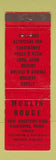 Matchbook Cover - Moulin Rouge Restaurant pizza Harrisburg PA