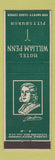 Matchbook Cover - Hotel William Penn Pittsburgh PA