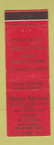 Matchbook Cover - Steitz Service towing auto repair Los Banos CA