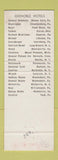 Matchbook Cover - Hotel Lewisburger Lewisburg PA Grenoble