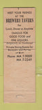 Matchbook Cover - Schollhammer's Brewery Tavern Philadelphia PA WEAR