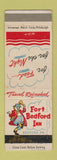 Matchbook Cover - Fort Bedford Inn Bedford PA