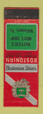 Matchbook Cover - Bostonian Men's Shoes Royer's McKeesport PA