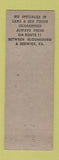 Matchbook Cover - Houghton's Bar Grill Lime Ridge PA