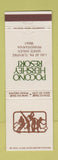 Matchbook Cover - Pocono Hershey Resort White Haven PA